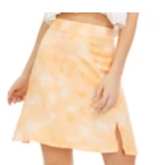 Free People Dresses & Skirts - FREE PEOPLE Martine Flirt Tie Dye Skirt - Peach 8